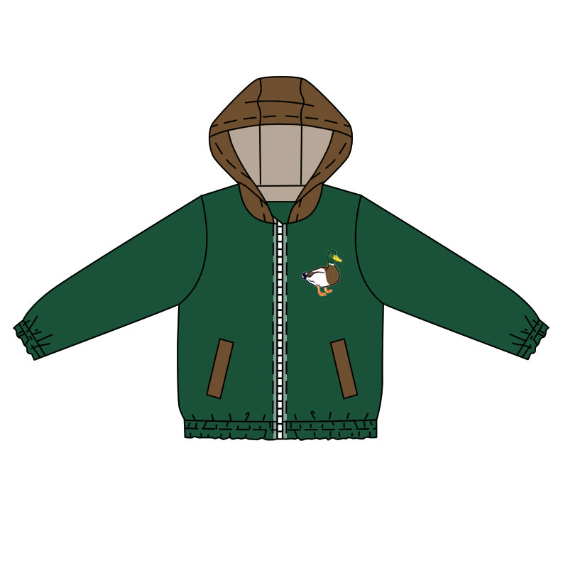 6.10 custom each style moq 5 eta 4-6week Sibling Sister baby boys green hooded long sleeve top 1 and top 2