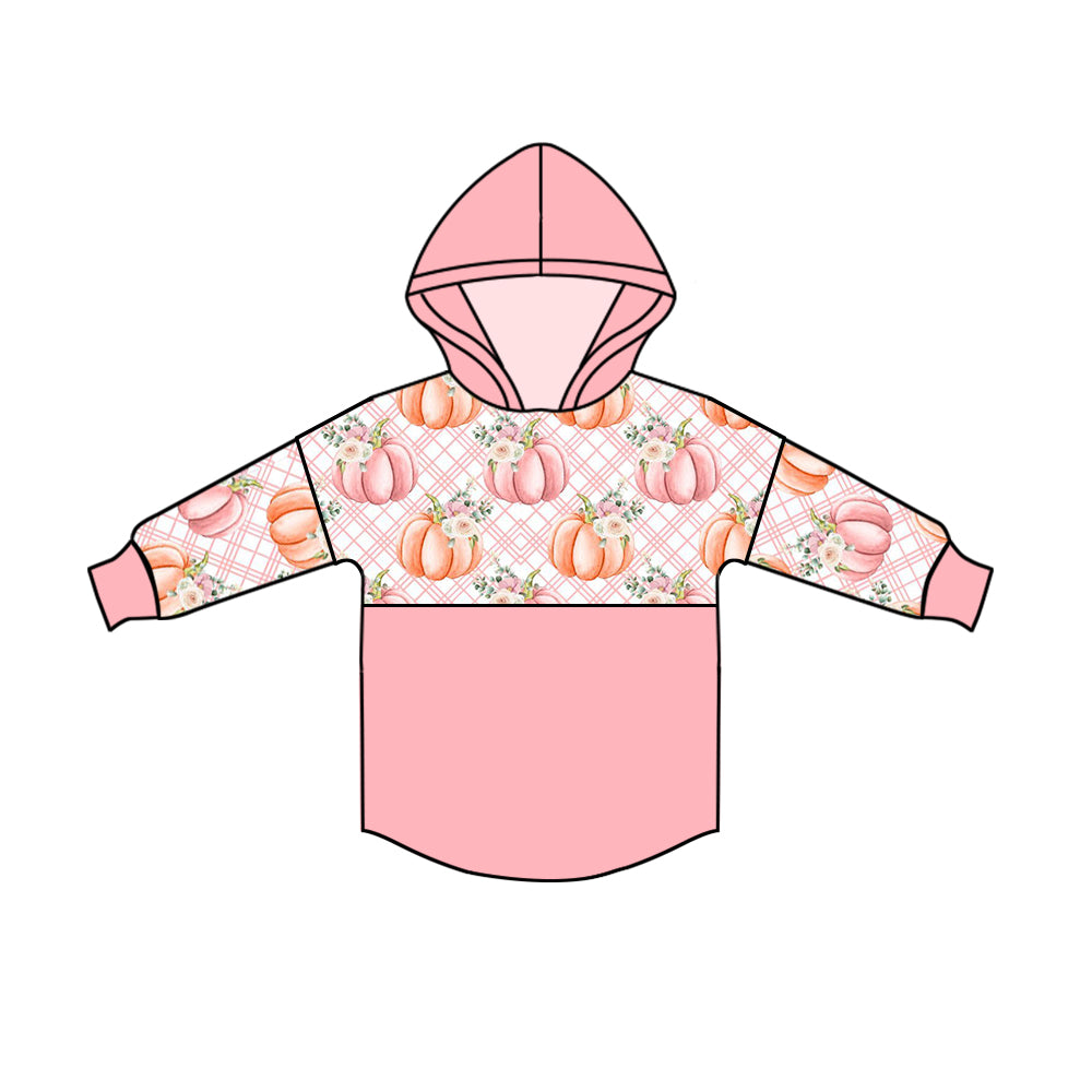 5.7custom each style moq 5eta 4-5week Sibling Sister pink pumpkin prints pink plaid girls outfits and baby romper match family design