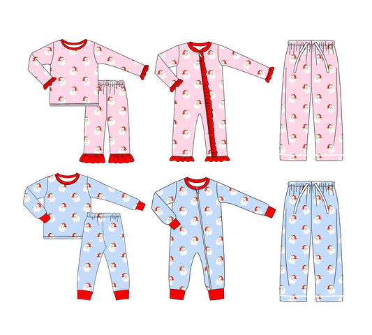 25.6.18 custom each style moq 5eta 4-6week Sibling Sisters Christmas baby girl long sleeve pants sets 1 and sets 2 and adult pants 1 and adult pants 2 and romper 1 and romper 2 match family design