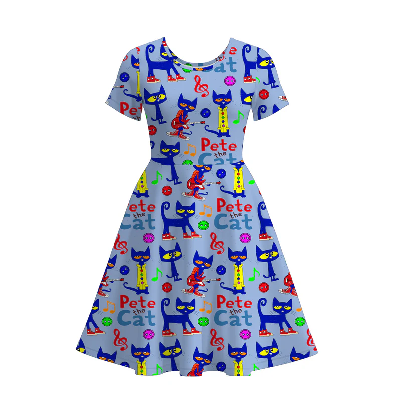 Custom moq 5 each style eta 6-7week adult clothes short sleeve dress