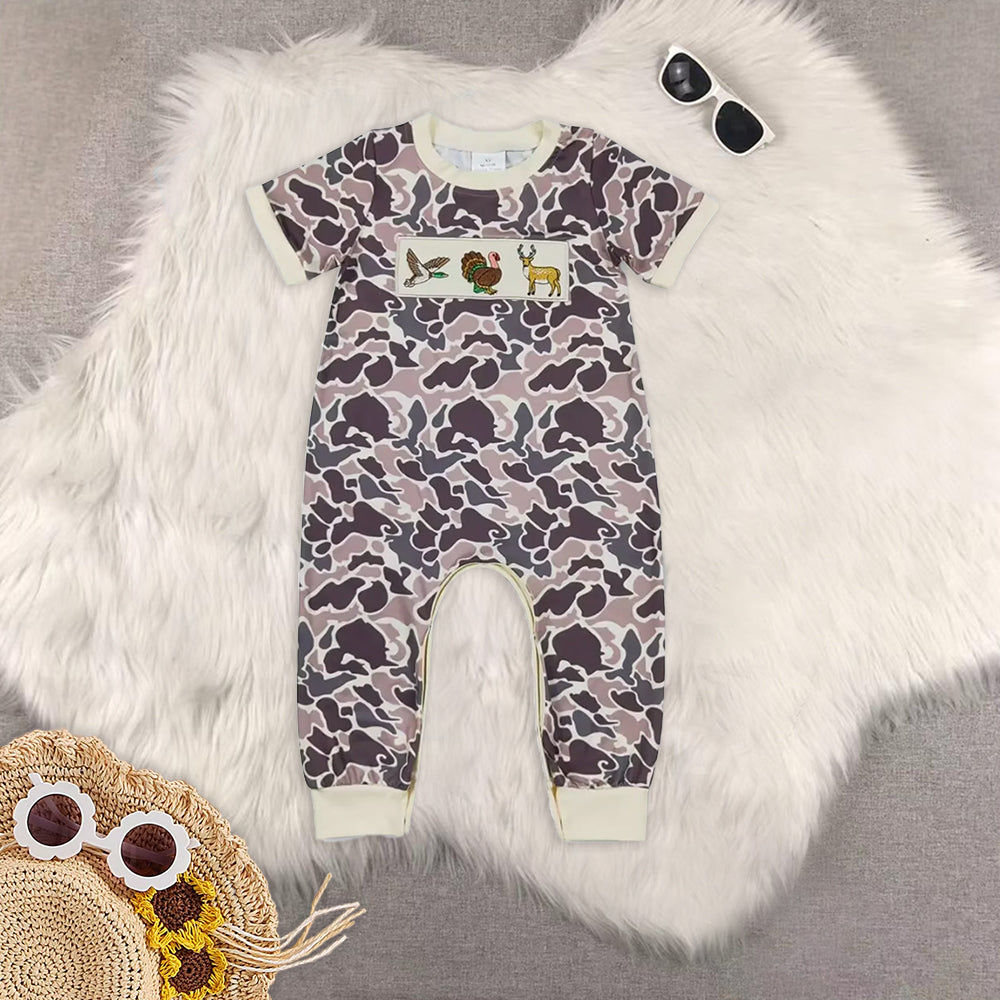 RTS NO MOQ baby Girls Clothes thanksgiving day turkey short sleeve shorts Sets and dress romper