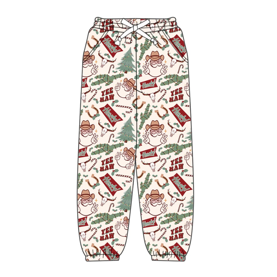 Custom moq 8 mix size milk silk Western Christmas Tree Clothing