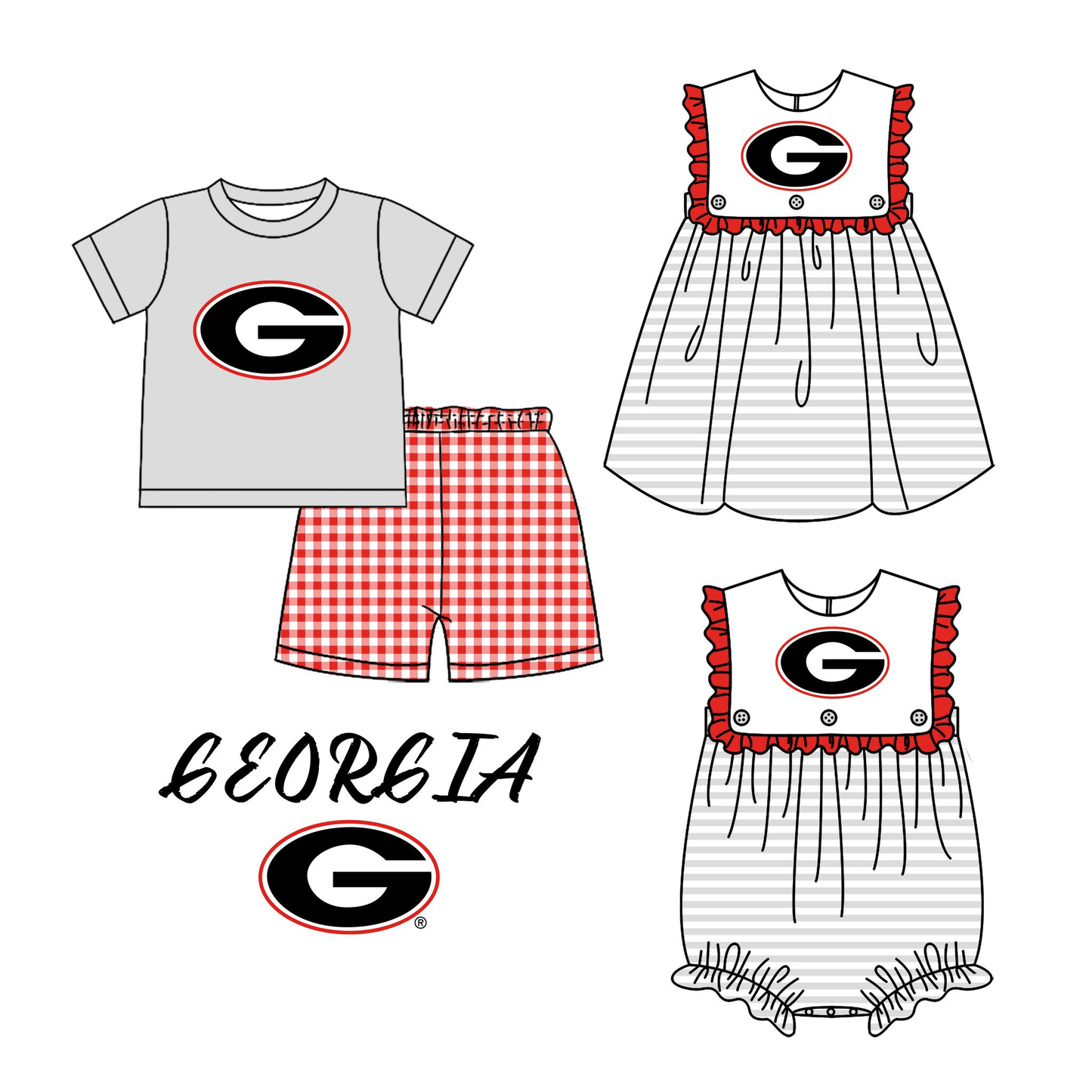 Custom moq 5 each style mix size milk silk baby kids clothes Summer gray set and dress and romper