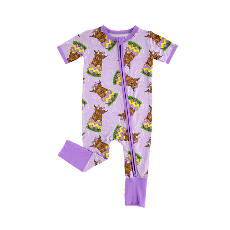 10.21 custom each style moq 5eta 4-6week Sibling Sister easter alpine purple baby boys short sleeve sets and rompers match design