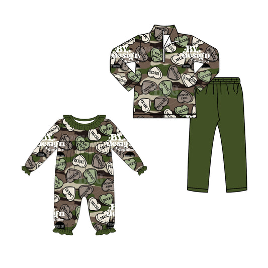 25.10.4 custom each style moq 8 eta 6-8week Sibling Sisters love baby girl clothes long sleeve pants sets and romper match family design