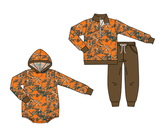 25.6.3 custom each style moq 5eta 4-6week Sibling Sisters baby boy long sleeve pants sets and rompers match family design