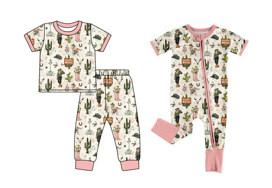 25.12.24 custom each style moq 5 eta 6-8week Sibling Sisters cow head baby girl clothes short sleeve pants sets and romper match family design
