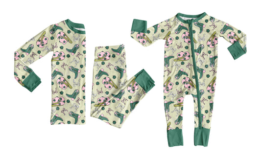 25.10.20 custom each style moq 5 eta 6-8week Sibling Sisters boots bow baby girl clothes long sleeve pants sets and romper match family design