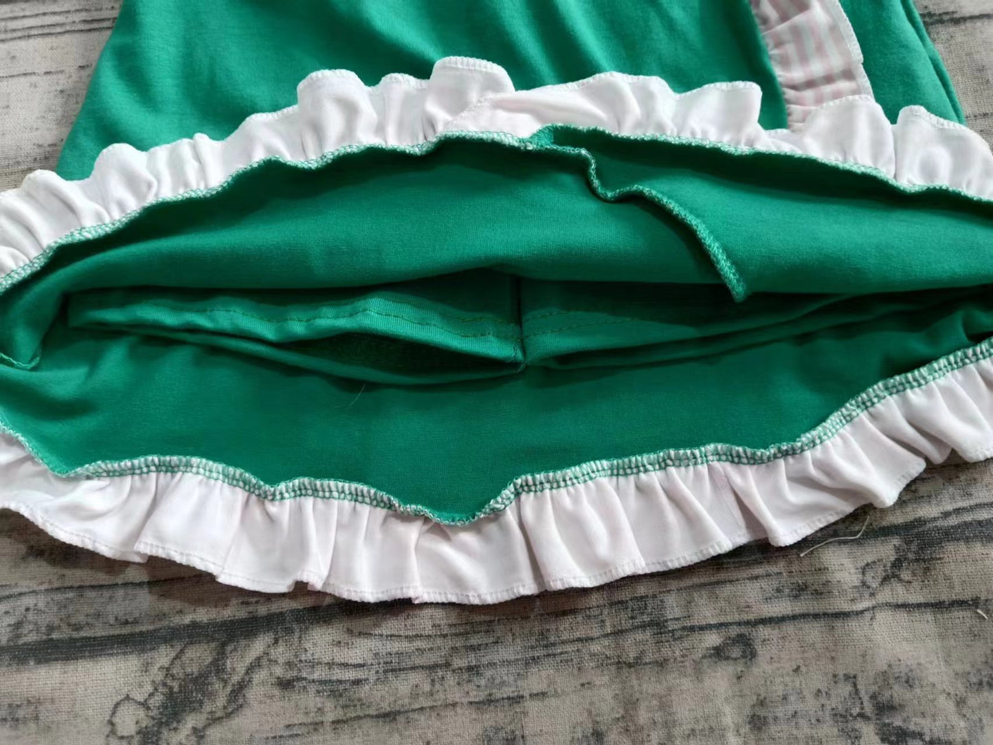 Custom moq 3 eta 6-7weeks baby girls clothes flying sleeve shorts skirt sets-25.5.16
