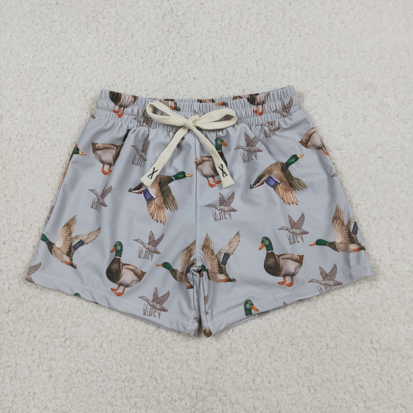 S0268 Duck Grey Brown Swim Trunks RTS  S0429 Adult male duck grey brown swimming trunks