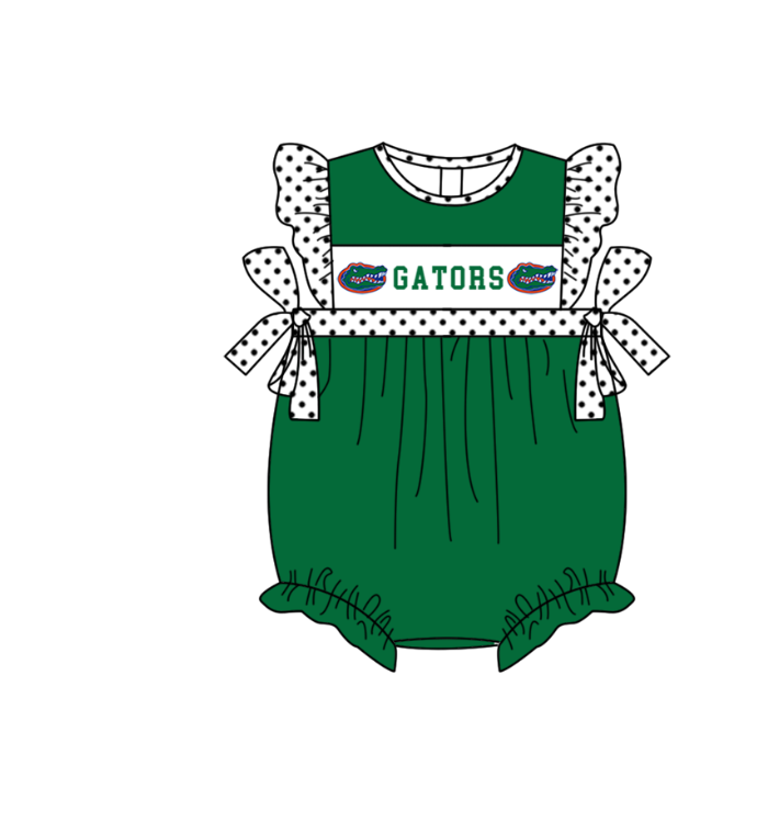 Custom moq 5 mix size milk silk summer teams baby girl boys clothes green short sleeve shorts sets 2  and dress and rompers 2 series