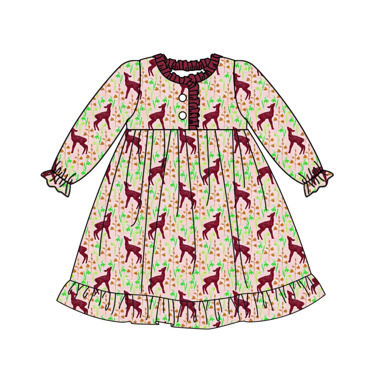 6.18 custom each style moq 5eta 4-6week Sibling Sister Christmas baby girls pajamas sets and dress and baby romper match family design（复制）