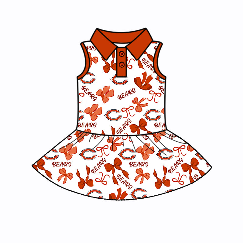 Custom moq 5 mix sizes summer teams baby girls clothes team short sleeve skirts shorts sets 1 and skirts sets 2 and dress 1 and dress 2 and dress 3 and dress 4-25.6.5