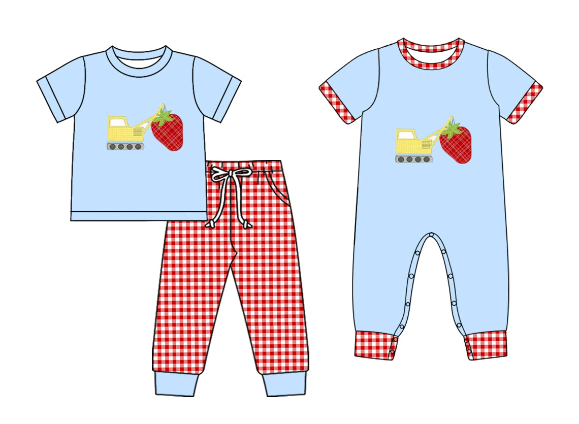 25.10.25 custom each style moq 5 eta 6-8week Sibling Sisters baby boy clothes short sleeve pants sets and romper match family design