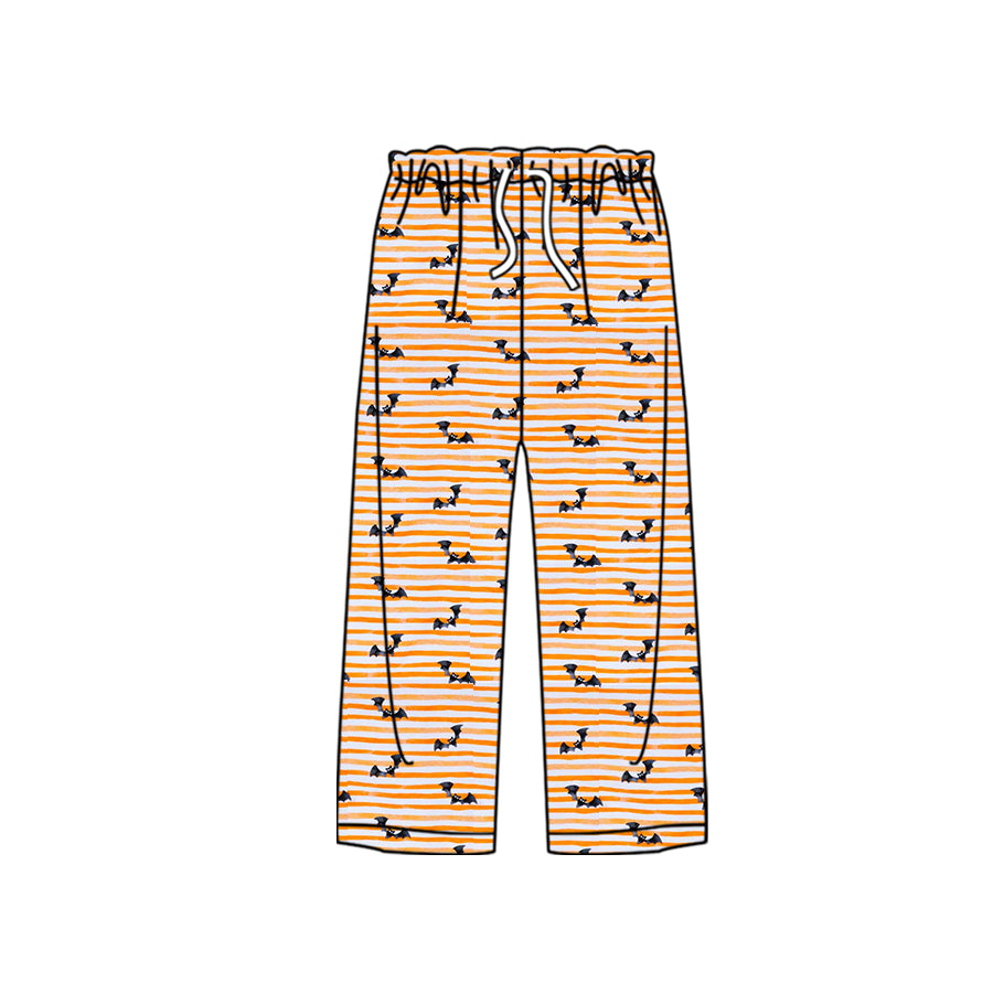 7.18 custom each style moq 5eta 4-6week adult clothes bat orange striped  adult man pants