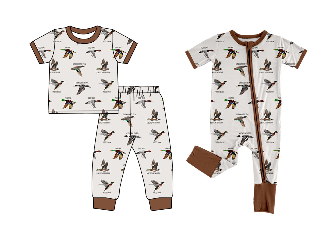 12.13 custom each style moq 5eta 4-6week Sibling Sister duck baby girl sets and dress and rompers match family design