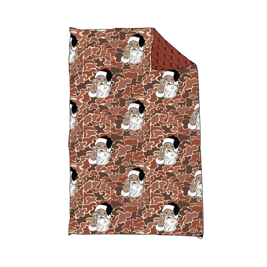 8.24 custom each style moq 5 eta 4-6week baby blanket Christmas brown blanket design