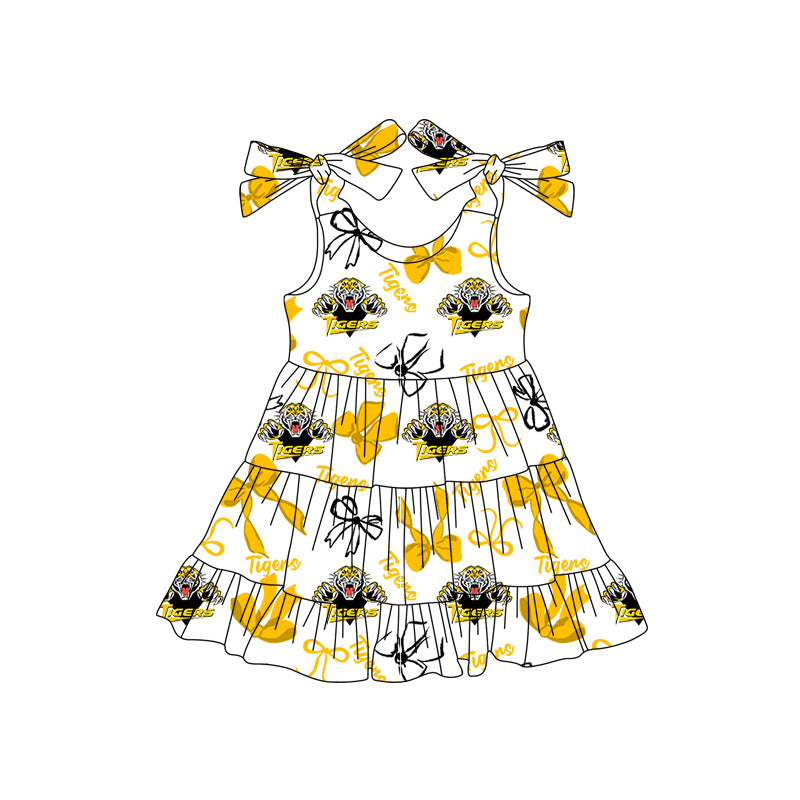 Custom moq 5 mix size milk silk summer teams baby girls clothes bow yellow hooded long sleeve pants sets and skirts sets and dress 1 and dress 2 and top-25.8.4