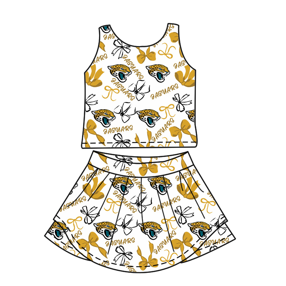 Custom moq 5 mix sizes summer teams baby girls clothes team short sleeve skirts shorts sets 1 and skirts sets 2 and dress 1 and dress 2 and dress 3 and dress 4-25.6.11