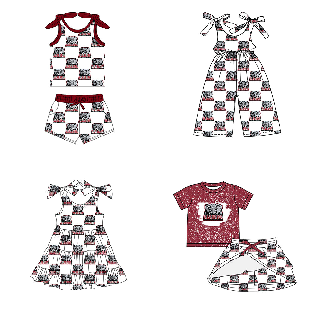 Custom moq 5 mix size milk silk summer teams baby girls clothes team sleeveless shorts sets and skirts sets and dress and jumpsuit-25.7.15