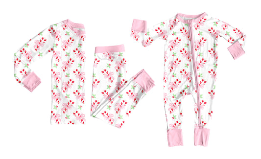 25.7.28 custom each style moq 5eta 4-6week Sibling Sister Christmas bow baby girl long sleeve pants sets and rompers match family design