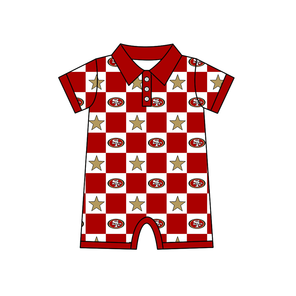 Custom moq 5 mix size milk silk summer teams Red Checked Baby Girl Sleeveless Top Skirt Short Set Dress And Shorts Yoga Outfit Boy's Top Shorts Set Romper