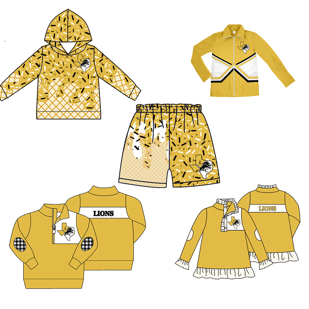 Custom moq 5 mix size milk silk baby girls clothes team hooded long sleeve tops and shorts and jacket and top 2-25.7.28