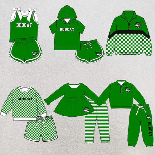custom moq 5 mix size XY070404 Baby Kids Green Top And Pants Casual Fashion Outfit Set