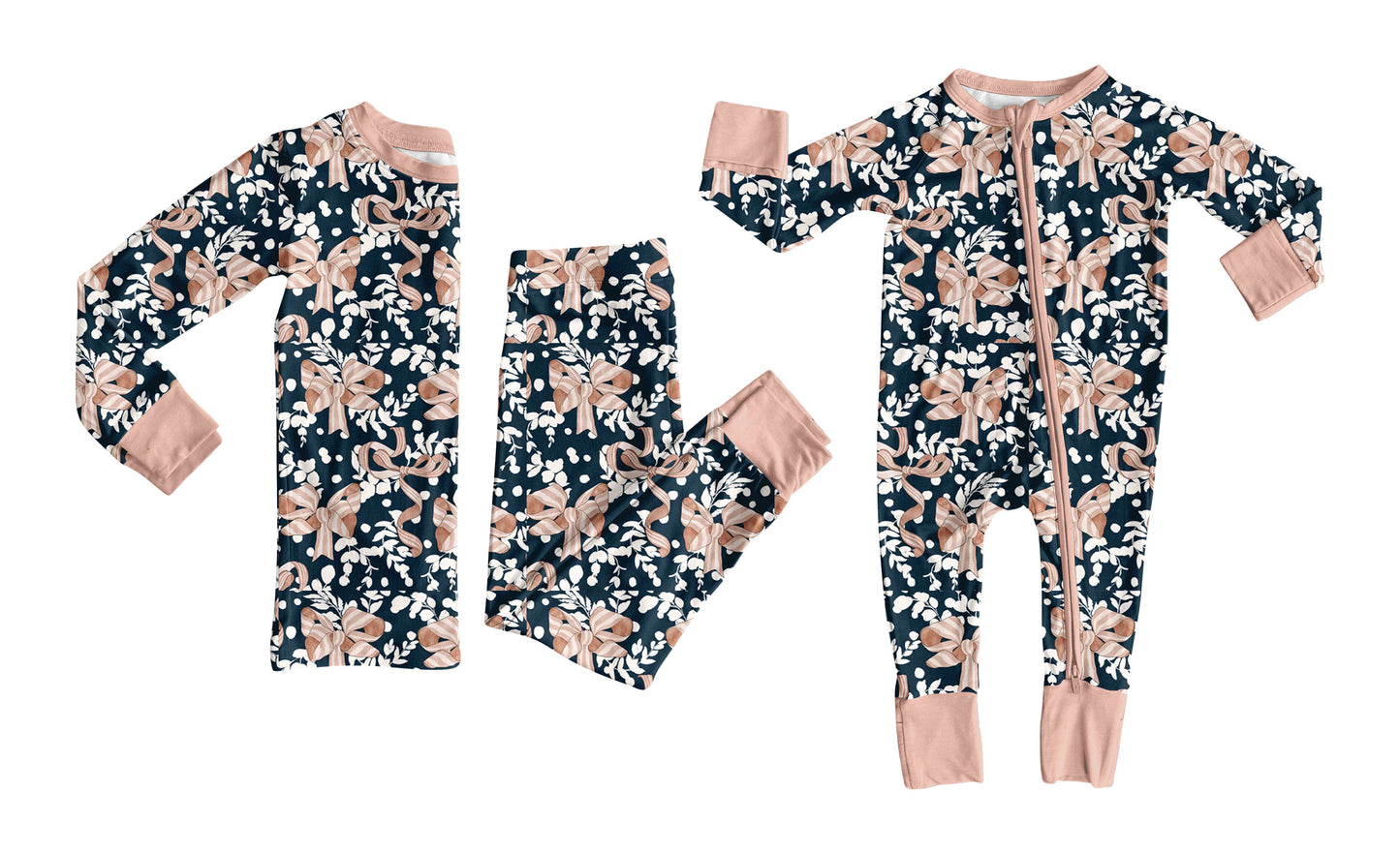 25.10.3 custom each style moq 8 eta 6-8week Sibling Sisters floral bow baby girl clothes long sleeve pants sets and romper match family design