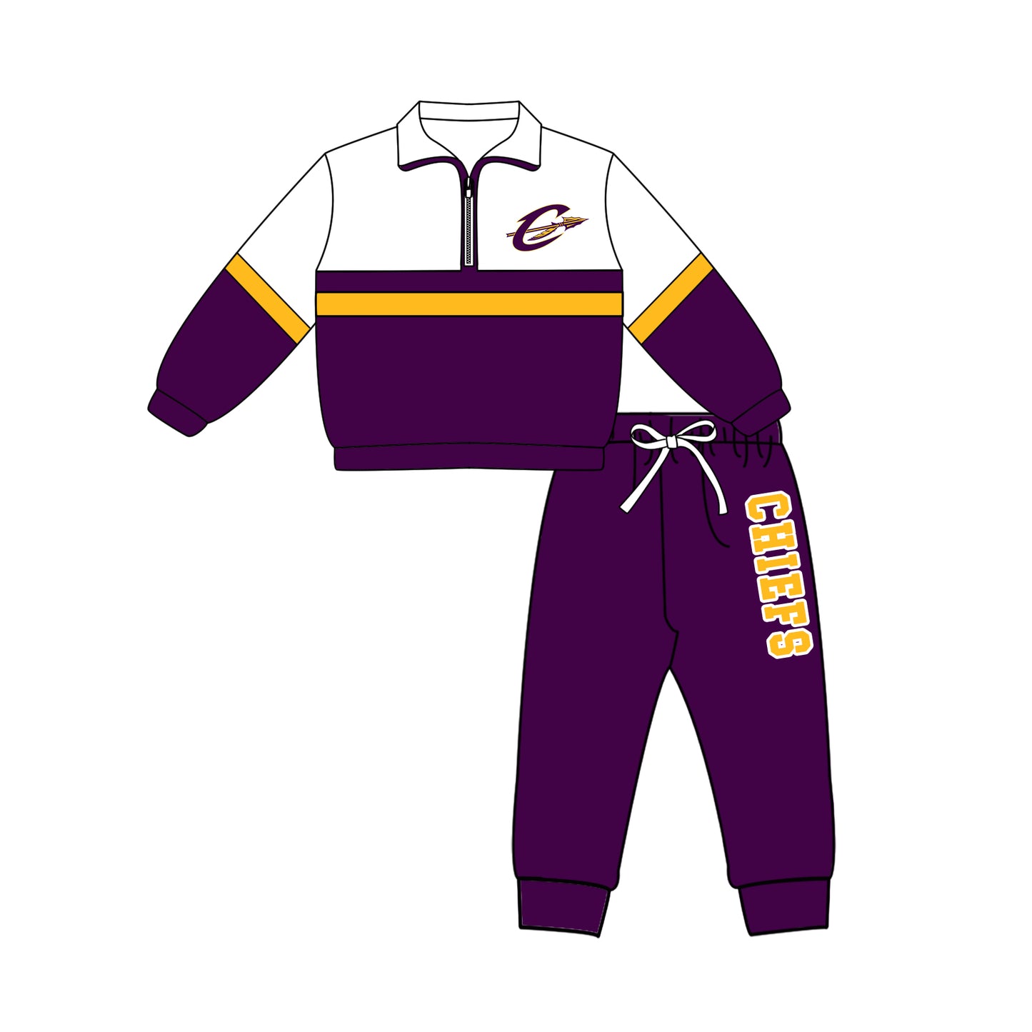Custom moq 5 mix size milk silk summer teams Girls Polka Dot Top Shorts Set Top Skirt Short Set Zipper Pullover Jogger Pants Set Purple Pullover Tops