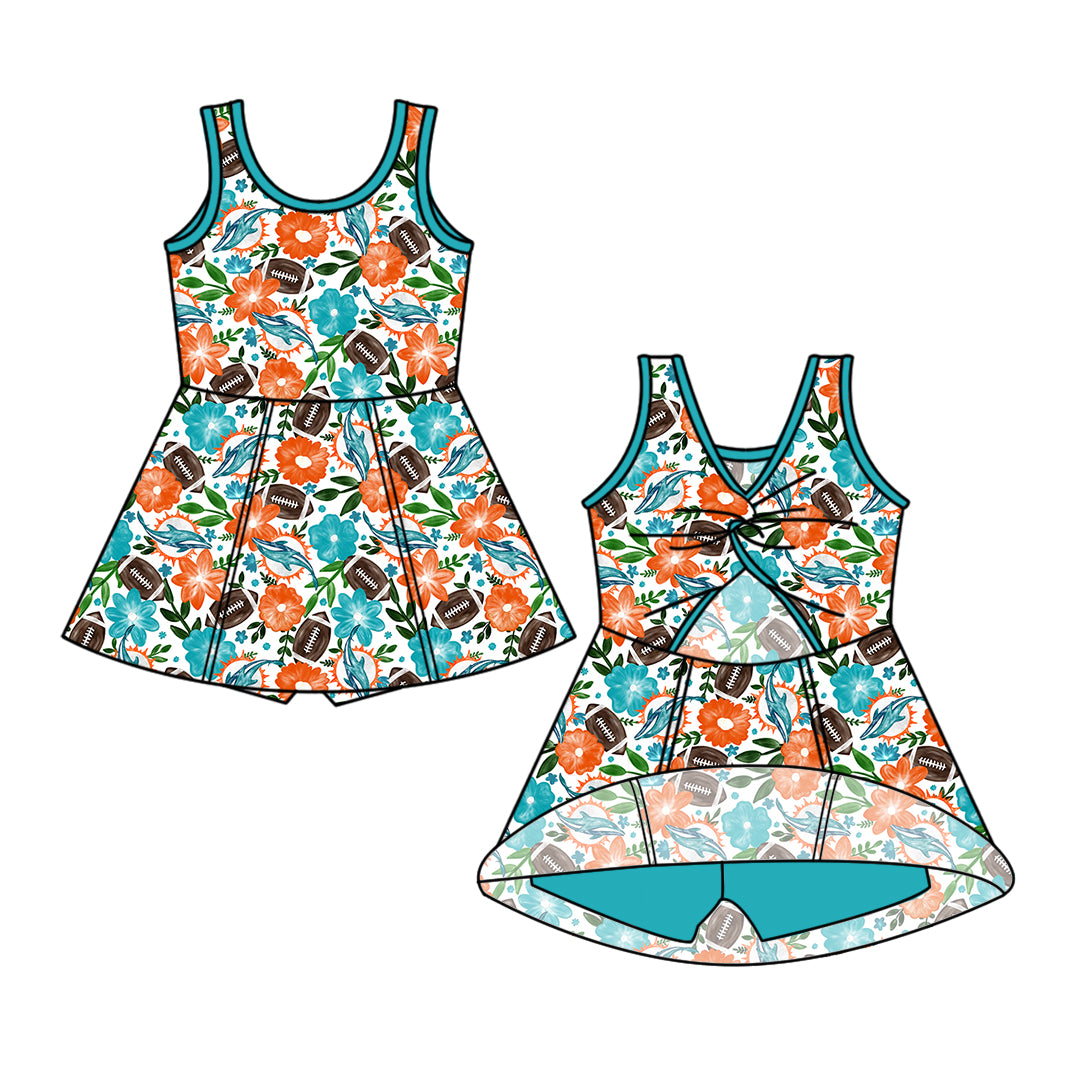 Custom moq 5 mix size milk silk summer teams Baby Girl Sleeveless Top And Shorts Set Sleeveless Skirt Set Yoga Dress Romper
