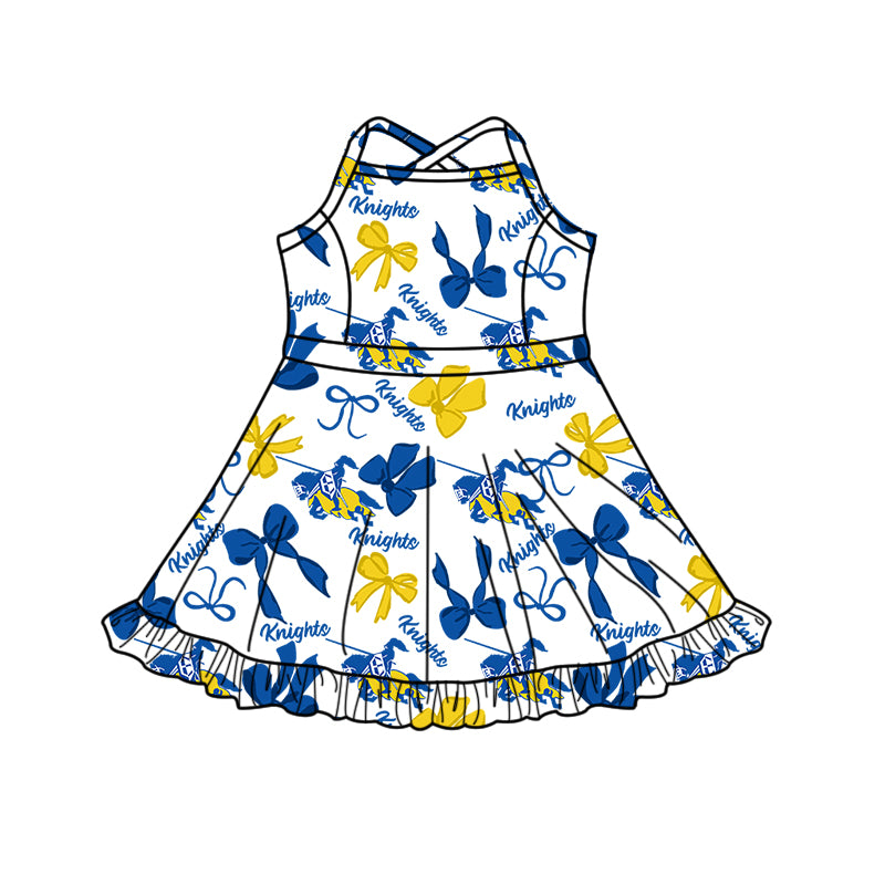Custom moq 5 mix size milk silk summer teams baby girls clothes bow blue hooded long sleeve pants sets and boy sets and dress and hooded top and pant-25.8.14
