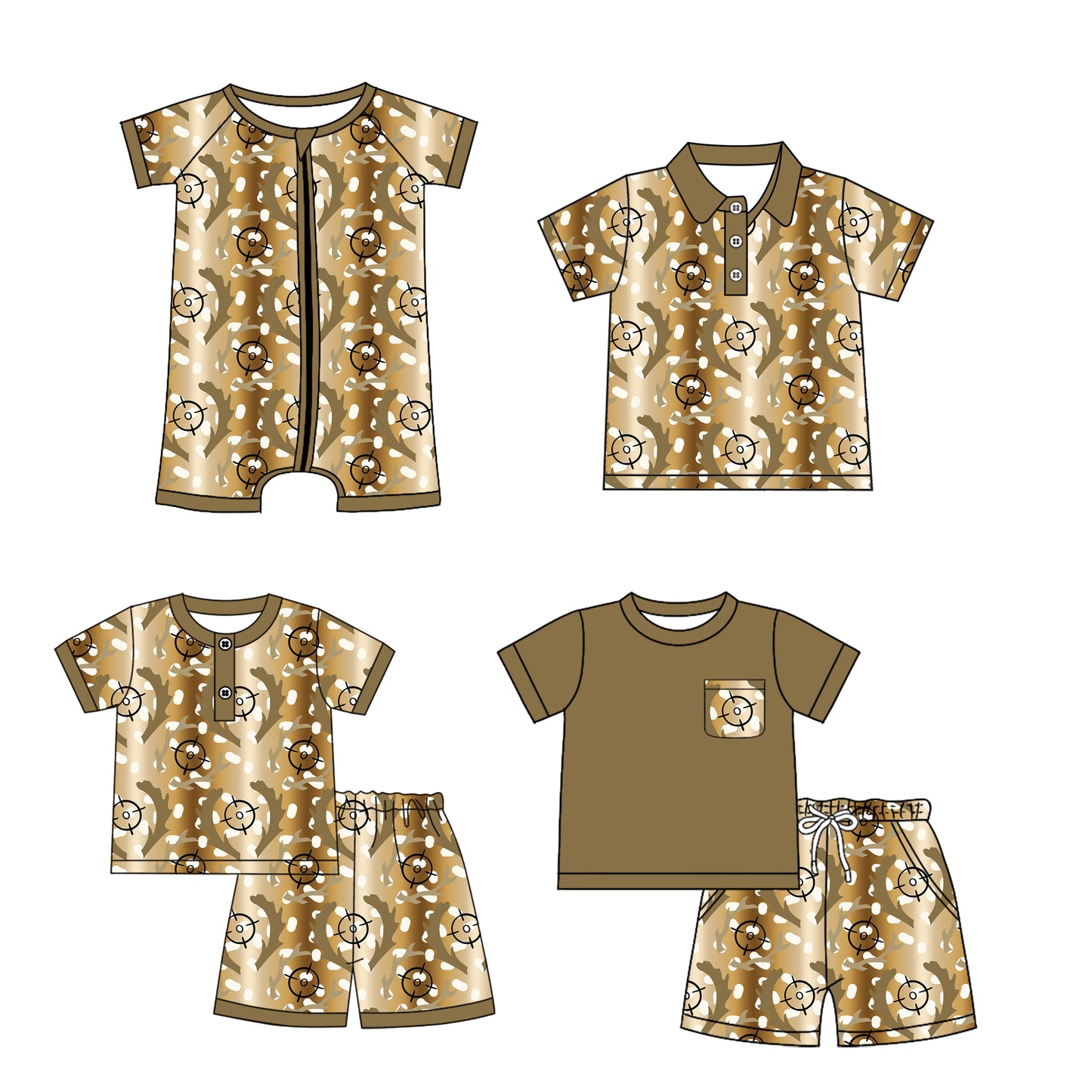 12.28 custom each style moq 5eta 4-6week Sibling Sister baby girl sets 1 and sets 2 and boy rompers and top match family design
