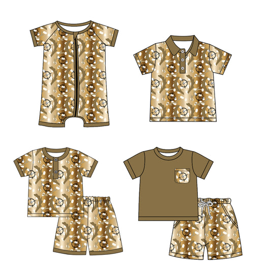 12.28 custom each style moq 5eta 4-6week Sibling Sister baby girl sets 1 and sets 2 and boy rompers and top match family design