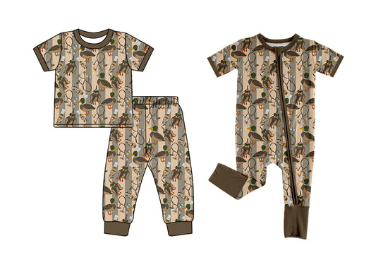 25.5.14 custom each style moq 5eta 4-6week Sibling Sister duck baby boy short sleeve pants sets and rompers match family design