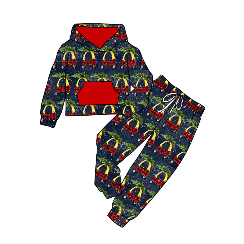 8.31 custom each style moq 5eta 4-6week baby girls clothes hooded long sleeve pants sets