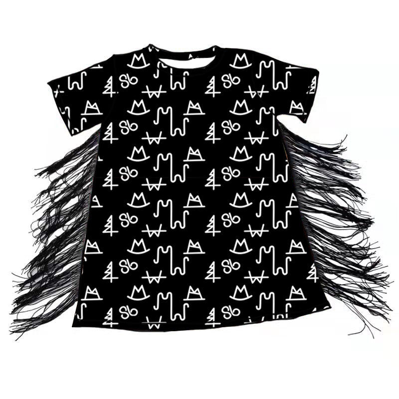 6.22 custom each style moq 5eta 4-6week Sibling Sister black baby boys sets and dress and rompers match family design
