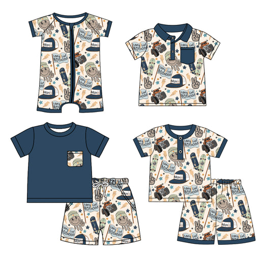 4.2 custom each style moq 5eta 4-6week Sibling Sister baby boy sets 1 and sets 2 and boy rompers and top match family design