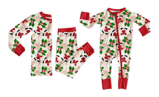 25.7.5 custom each style moq 5eta 4-6week Sibling Sisters bow baby girl long sleeve pants sets and rompers match family design