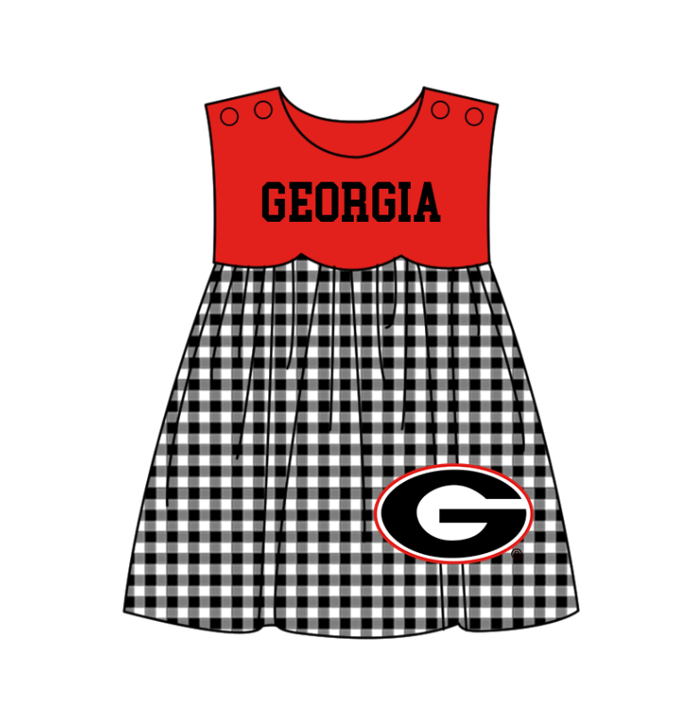 Custom moq 5 mix size milk silk summer teams baby girl boys clothes Red Black and white checkered short sleeve shorts sets 3 and dress and rompers 2 series