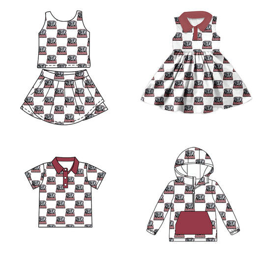 Custom moq 5 mix size milk silk summer teams baby girls clothes team sleeveless skirts sets and dress and short sleeve top and long top-25.7.12