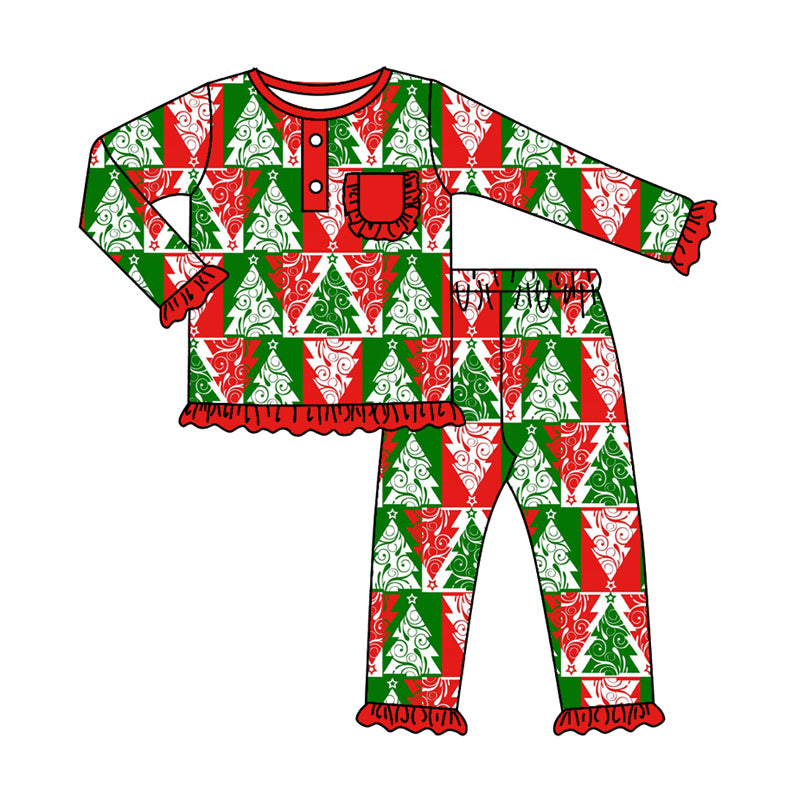 7.26 custom each style moq 5eta 4-6week Sibling Sister Christmas red baby girls sets and rompers match family design