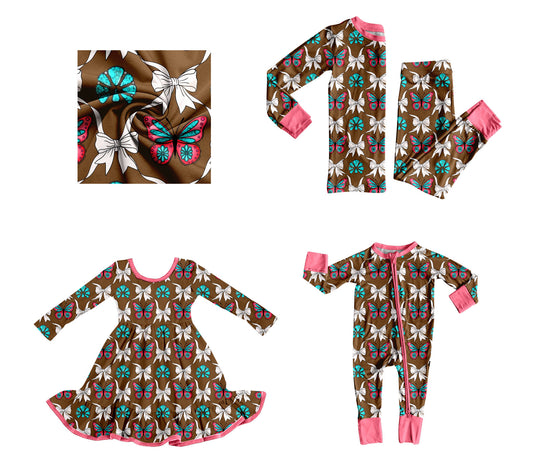 25.8.20 custom each style moq 5eta 4-6week Sibling Sisters baby girl long sleeve pants sets and dress and rompers match family design