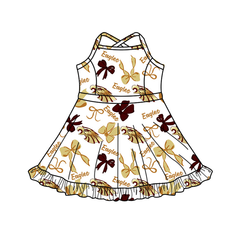 Custom moq 5 mix size milk silk summer teams baby girls clothes bow khaki hooded long sleeve pants sets and boy sets and dress and hooded top and pant-25.8.16
