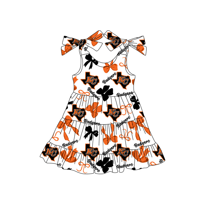 Custom moq 5 mix size milk silk summer teams baby girls clothes bow orange hooded long sleeve pants sets and skirts sets and dress 1 and dress 2 and top-25.8.2