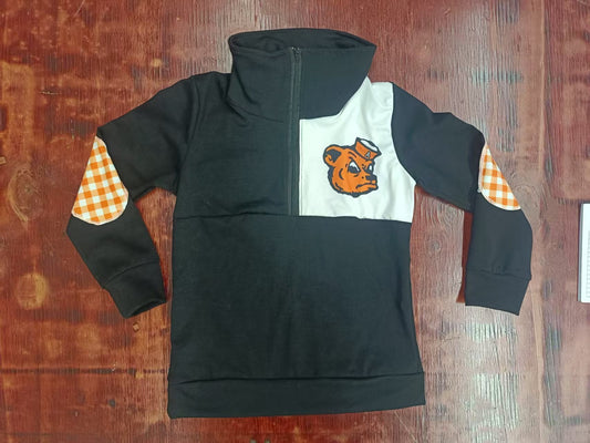 Custom moq 3 eta 6-7weeks baby boys clothes team black Long Sleeve Top
