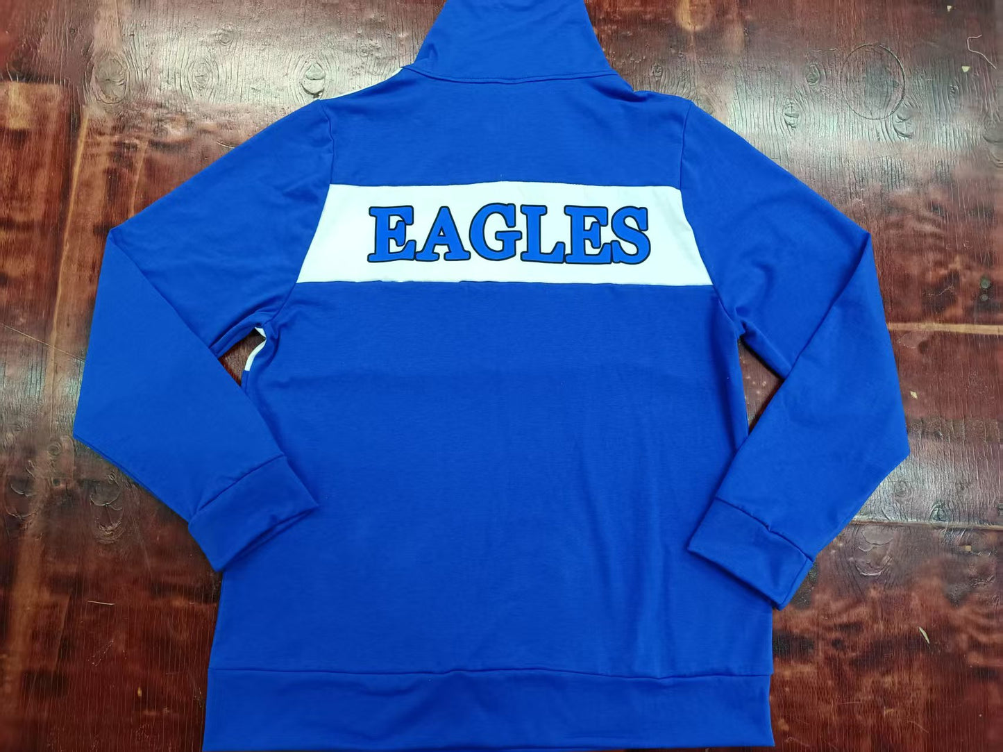 Custom moq 3 eta 6-7weeks kids clothes team blue long sleeve top-25.4.30