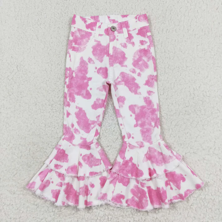 RTS NO MOQ Sibling Baby Girls Clothes Jeans: Flared & Ripped