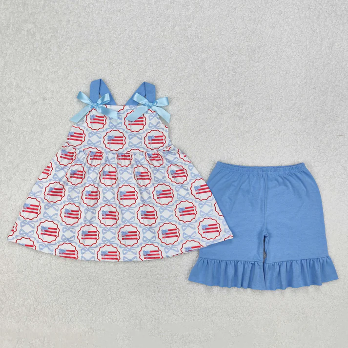 Sibling Baby Girls clothes Flowers Summer Sibling Sister Clothes Sets