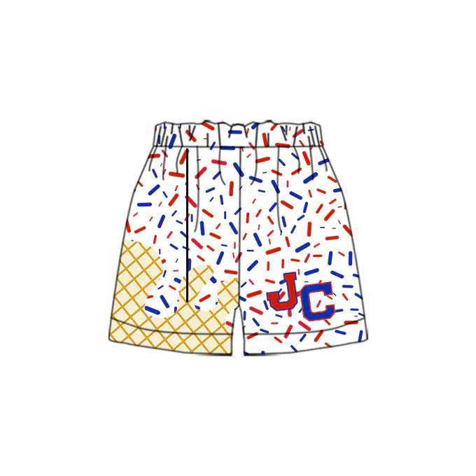 custom moq 3 eta 6-8weeks baby boys clothes team colors summer shorts